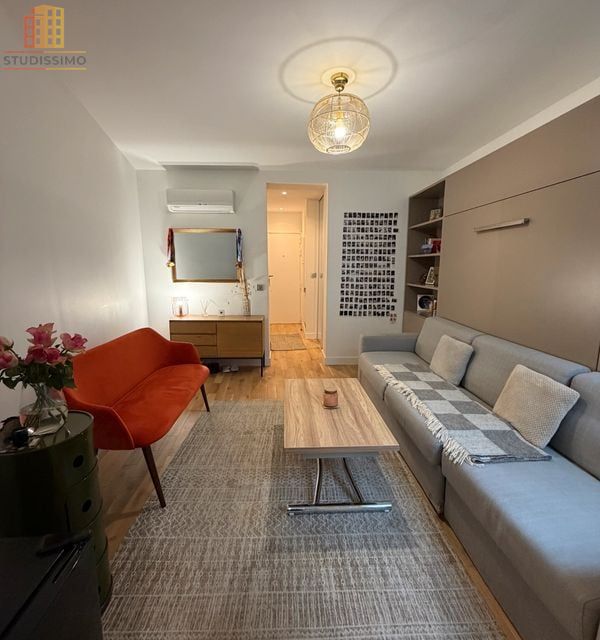 Studio meublé 25m² Paris 1er - Calme, exposition sud - Photo 1