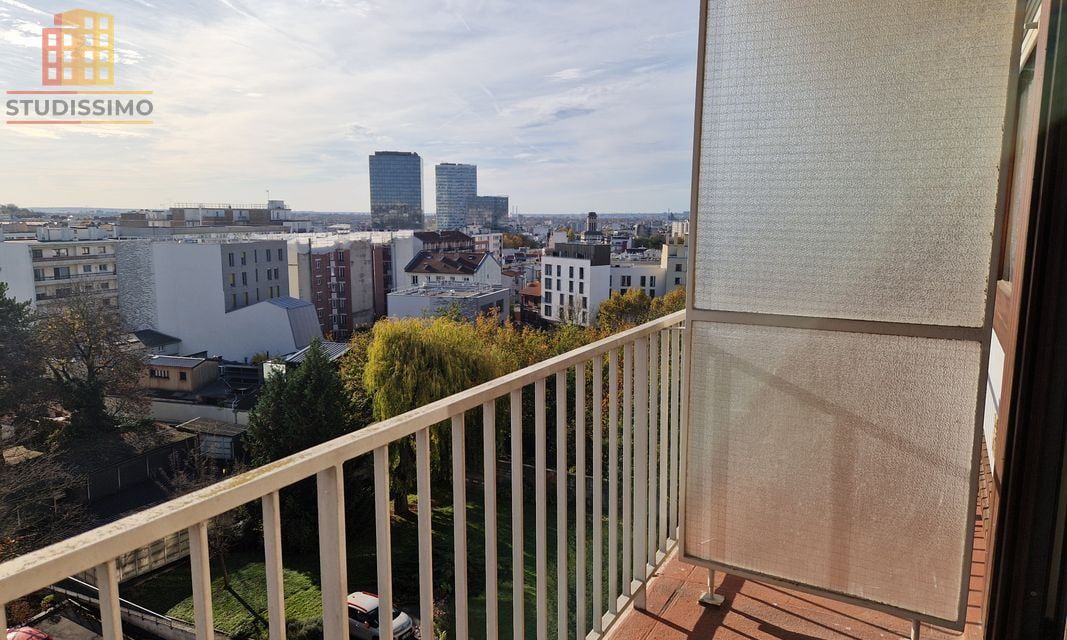 Studio 13m² Montreuil - Balcon, vue dégagée - Photo 2
