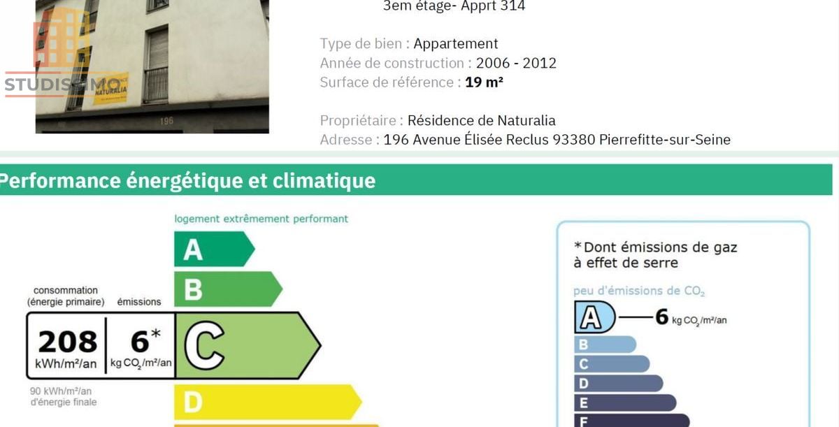 Appartement 19m² Saint-Denis - Photo 1