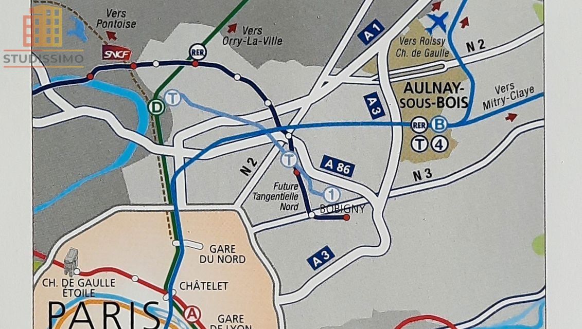 T1 33m² Aulnay-sous-Bois - Photo 1