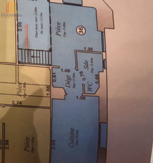 Studio 20m² Le Vésinet - Type F1 - Photo 2