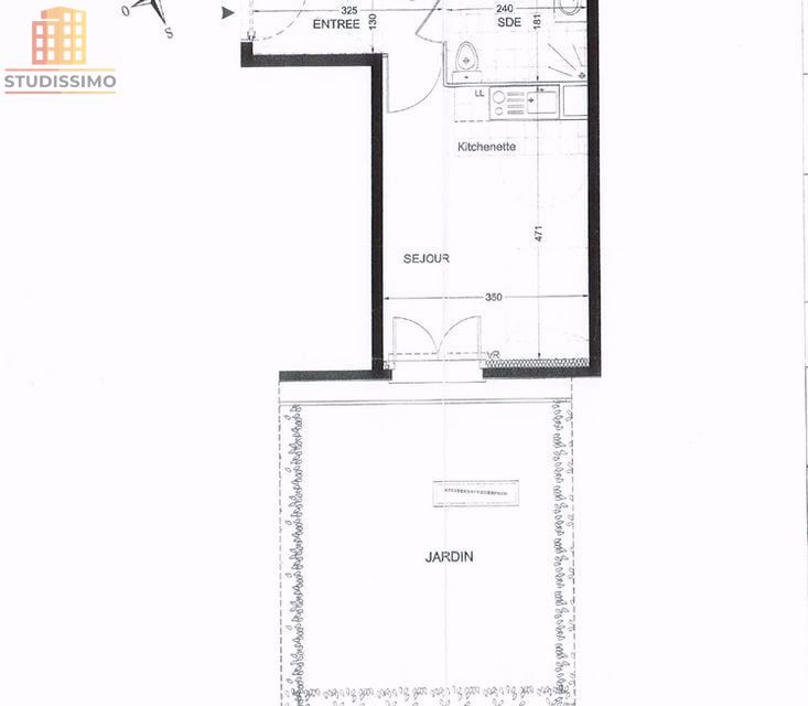 Studio 25m² Crécy-la-Chapelle - Jardin plein sud, parking sécurisé - Photo 1