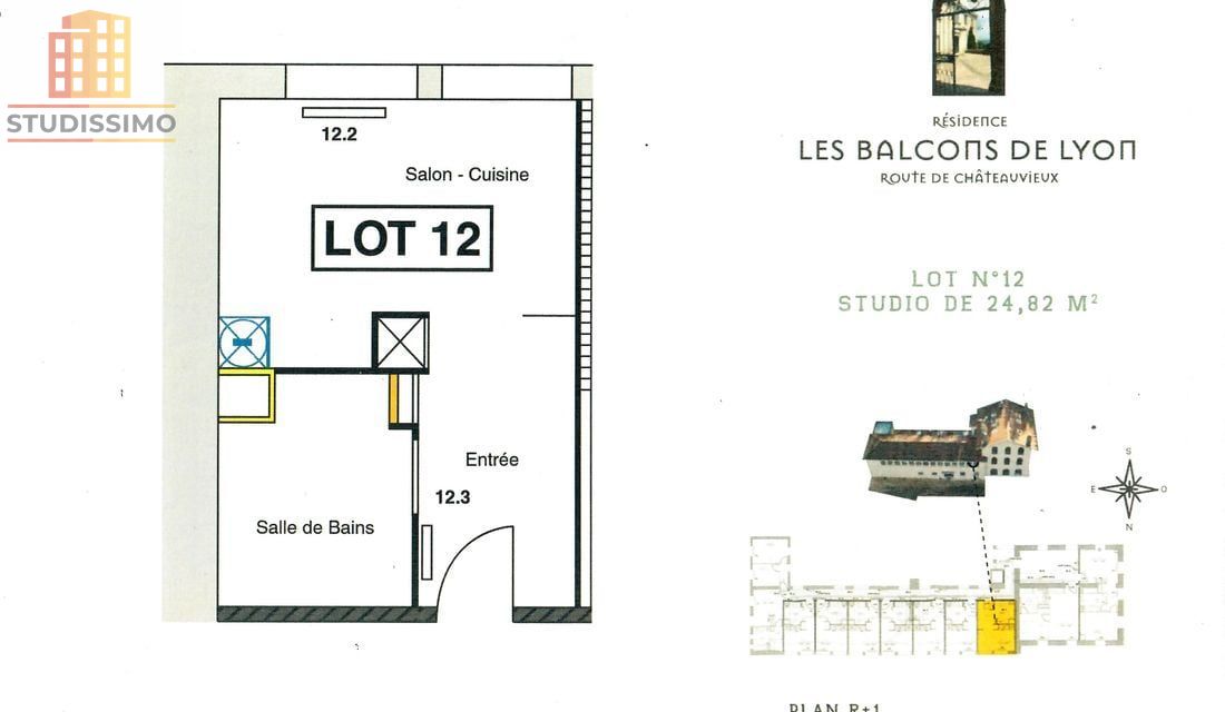 T2 25m² Yzeron - Idéal investisseur, gestion LMNP - Photo 1