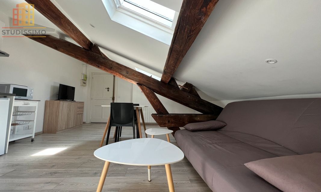 Studio meublé 25m² Lyon 3 - Dernier étage - Photo 1