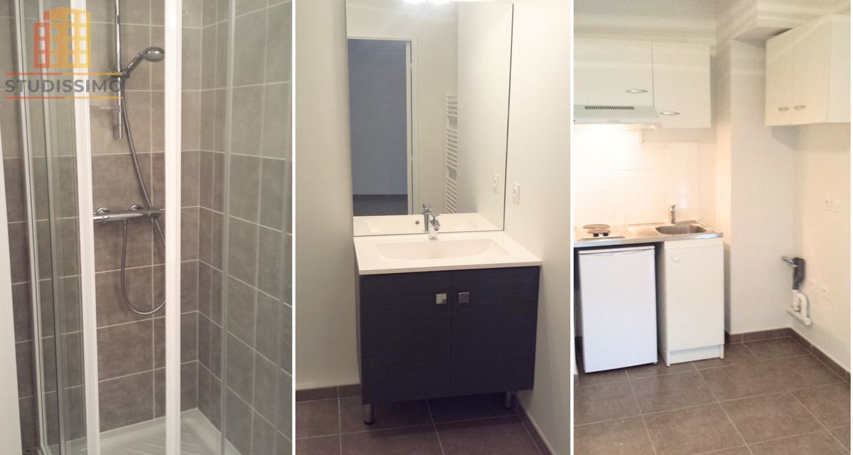 Studio 26m² Vaulx-en-Velin - Climatisé, dernier étage avec garage - Photo 1