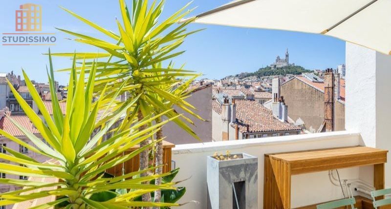 Studio 20m² Marseille 1er - Dernier étage, toit-terrasse - Photo 1