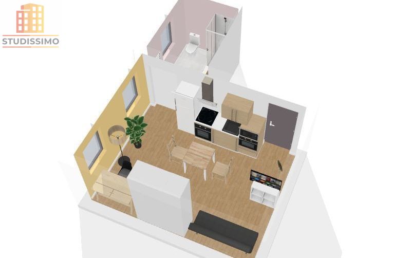 Studio 24m² Marseille 6e Rue Saint-Jacques - Photo 1