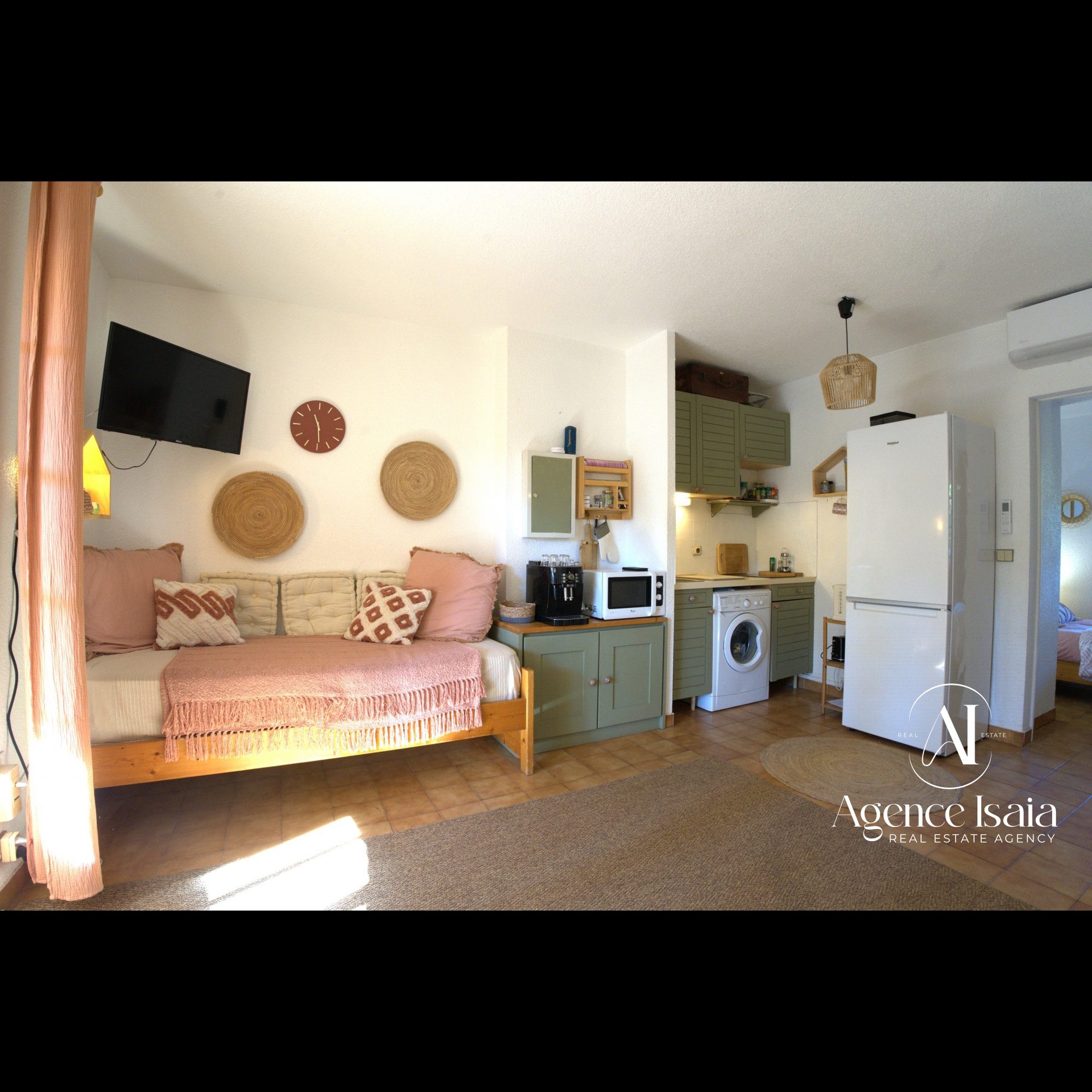 Charmant T2 rénové avec terrasses, jardin, piscine et tennis – Proche centre et plage - Photo 13