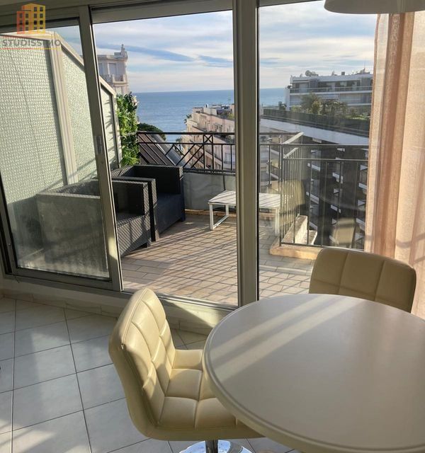 Studio 26m² Cannes Triangle d'Or - Terrasse, vue mer - Photo 1