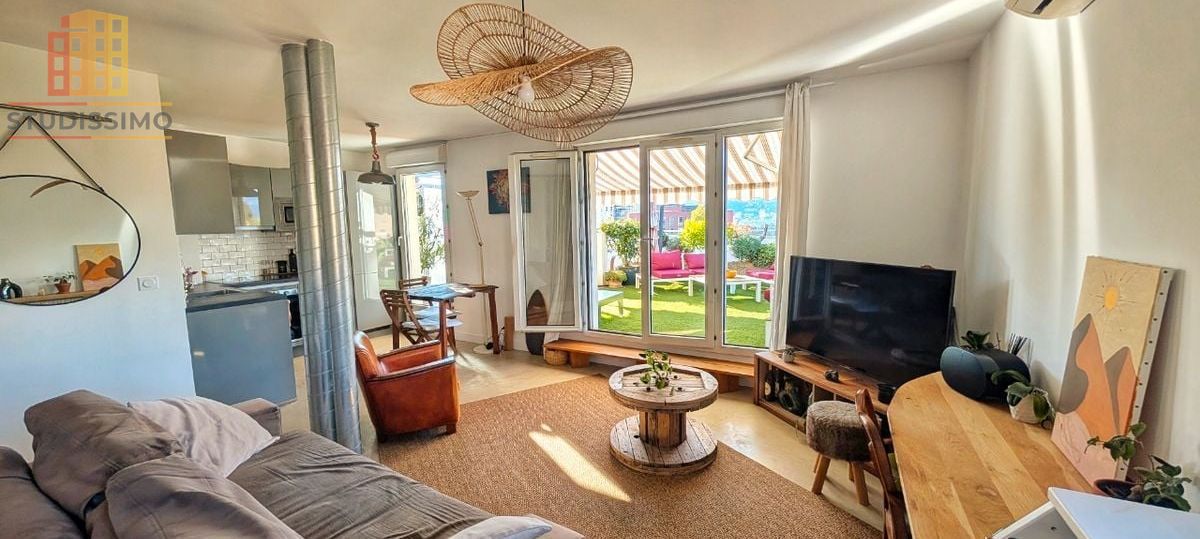 Studio 34m² Nice Ouest - Toit-terrasse, rénové, parking - Photo 1