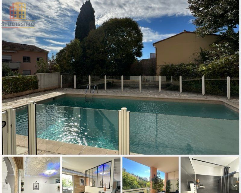 Studio 30m² Le Cannet - Climatisé, grande terrasse, piscine - Photo 1