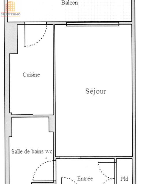 Studio 26m² Nice Nord - Terrasse, cave - Photo 1