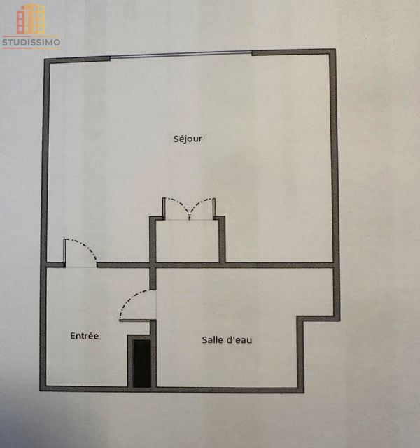 Studio 17m² Nantes centre-ville - Photo 1