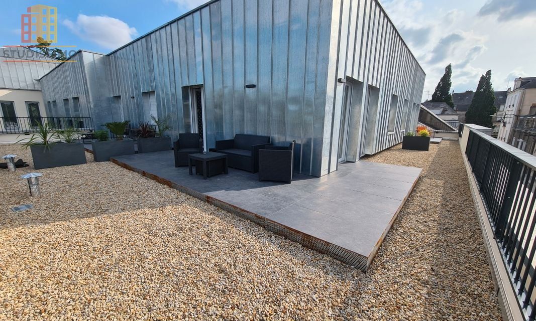 T1 bis 30m² Nantes - Rooftop, vue panoramique - Photo 6