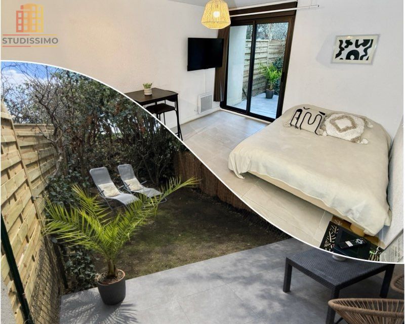 Studio 21m² Montpellier Hôtel du Département - Jardin, parking - Photo 1