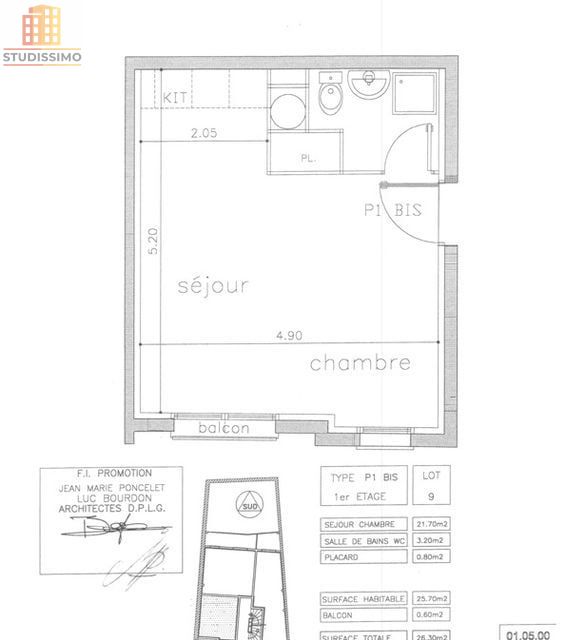 F1 25m² Cournonterral - Au cœur du village - Photo 2