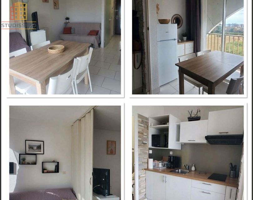 Studio 24m² La Grande-Motte Point Zéro - Vue mer, parking - Photo 1