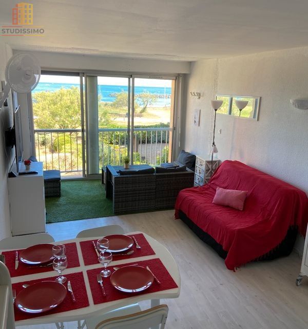 Studio 30m² Cap d’Agde Mole - Vue mer, en première ligne - Photo 1