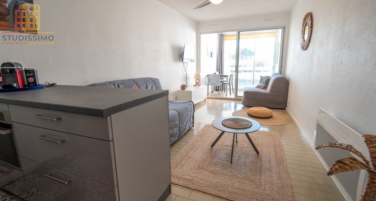 Studio 26m² La Grande-Motte - Lumineux, proche plage avec parking - Photo 12