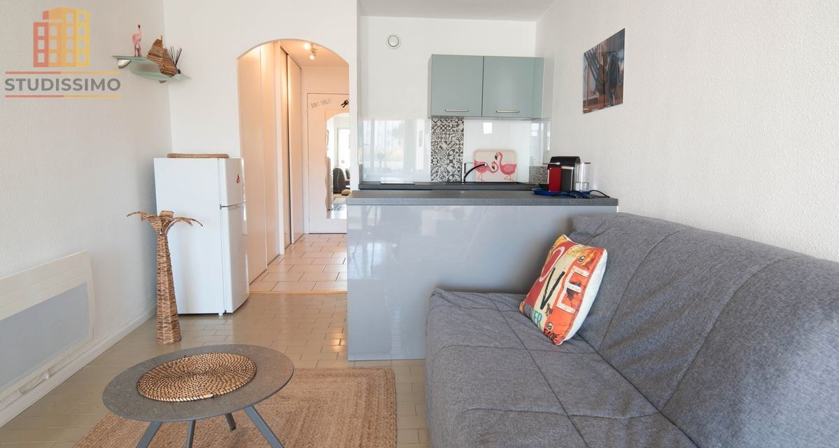 Studio 26m² La Grande-Motte - Lumineux, proche plage avec parking - Photo 7