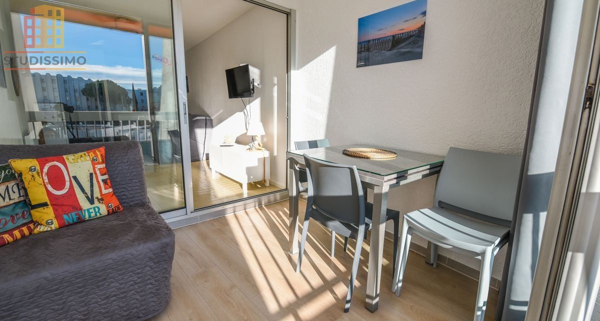 Studio 26m² La Grande-Motte - Lumineux, proche plage avec parking - Photo 4