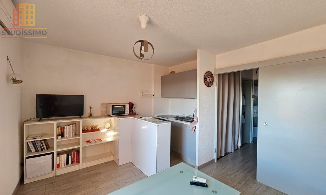 Studio cabine 21m² Sète - Terrasse, parking privatif - Photo 7