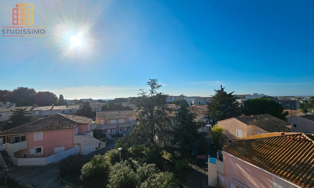 Studio cabine 21m² Sète - Terrasse, parking privatif - Photo 1