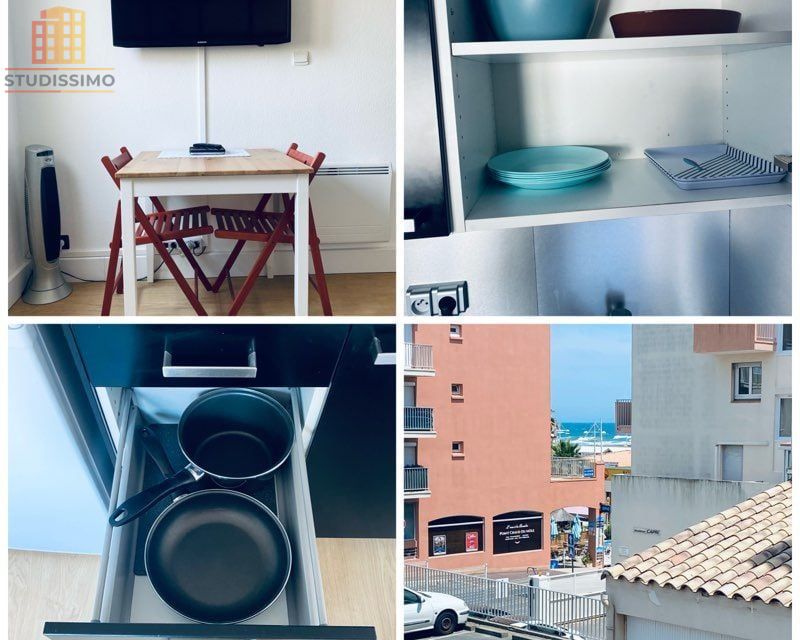 Studio 18m² Cap d’Agde - Bord de plage - Photo 1