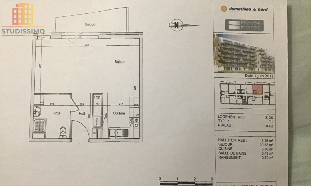 T1 36m² Villeneuve-d'Ascq - Photo 17