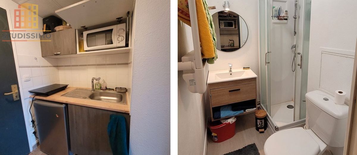 Studio meublé 17m² Lille - Dans résidence étudiante - Photo 1