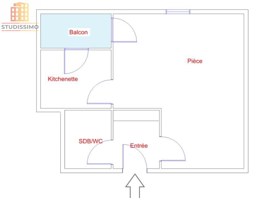 Appartement 32m² Strasbourg 67200 - Parking sous-sol - Photo 2
