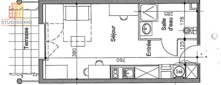 Studio 1 pièce 35650 Le Rheu - Résidence hôtelière, idéal investissement - Photo 1