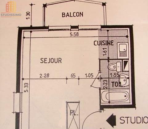 Studio 26m² Fontaine - Dernier étage - Photo 2