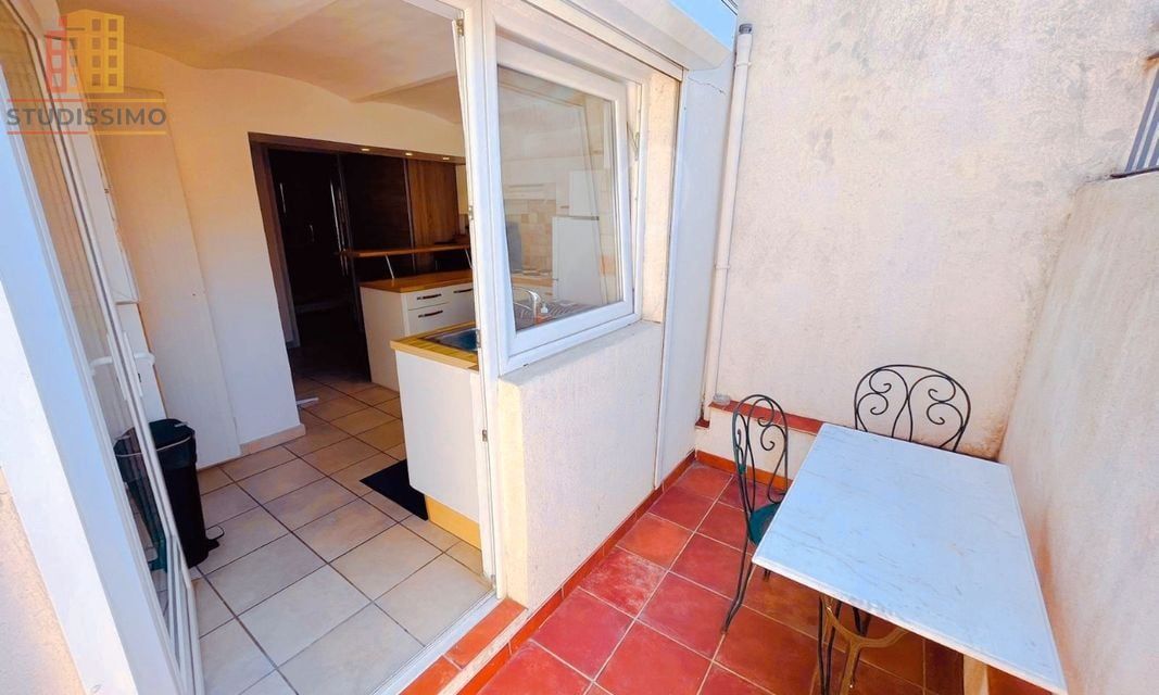 Studio meublé 21m² Toulon Haut Claret - Terrasse, proche gare - Photo 1
