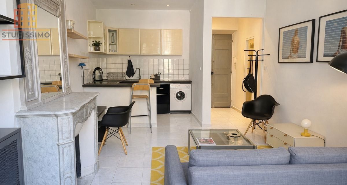 Studio 33m² Toulon Cours Lafayette - Lumineux, belle hauteur sous plafond - Photo 1