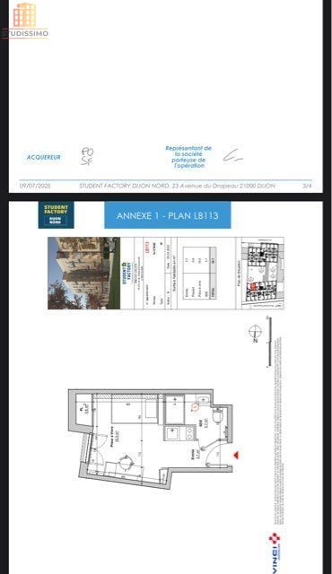 T1 18m² Dijon - Photo 1