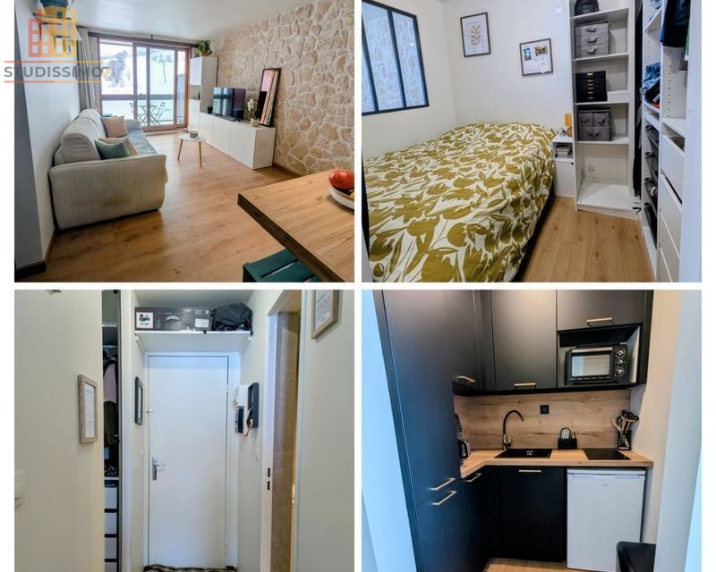 Appartement 27m² Villarembert Le Corbier - Lumineux, côté piste - Photo 1