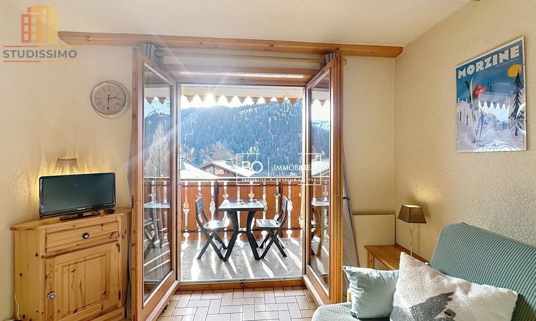 Studio 23m² Châtel - Coin nuit fermé, vue montagne - Photo 3