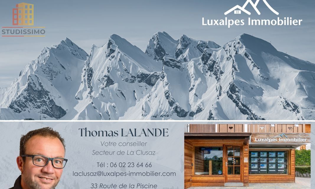 Appartement 25m² La Clusaz - Lumineux, vue montagnes - Photo 2